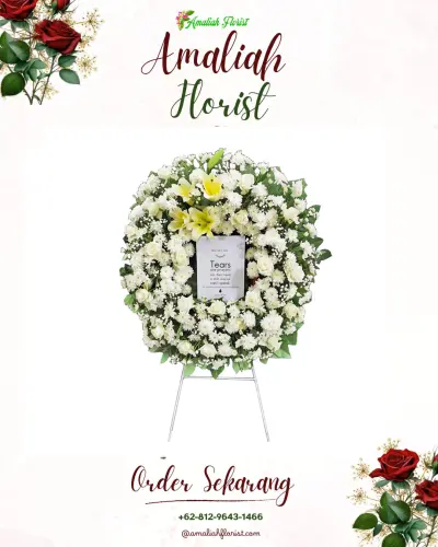 Krans Bunga Duka Cita di Padaan