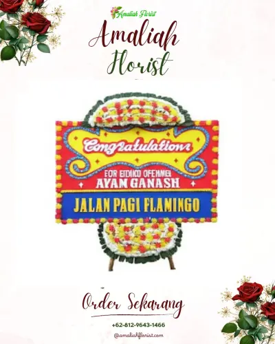 Bunga Papan Congratulation di Padaan